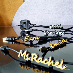 heyomakers | Personalised Phone / Laptop Cable Clip | Corporate Gift | Teachers Day Gifts