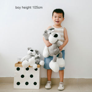 Cute Plush Toys Stuffed Doll Cartoon Animal Schnauzer Dog Puppy Birthday Gift  Kids Present
