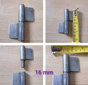 1palrs Gate Cylindrical Hinge Welding Hinge Flag Hinge Bisagra 1Pairs 16mm-24mm