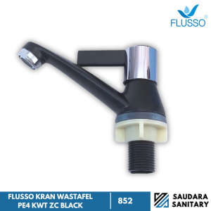 Kran Air Cuci Tangan Tanam Drat 1/2 Inch / Flusso Keran Wastafel Toilet Kamar Mandi Premium |2079