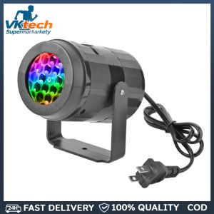LED Christmas Pattern Projector Lamp Waterproof 360 Rotatable Stage Projection Lights Holiday Party Decor Landscape Projector Lamp Decorative Lighting