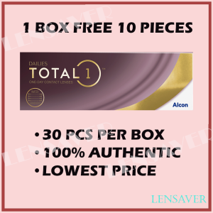 [PRE-ORDER] DAILIES TOTAL 1 Daily Lens Alcon/爱尔康 水梯度硅水凝胶 小棕盒日抛 30片装赠送10片 (ETA: 2023-12-31)