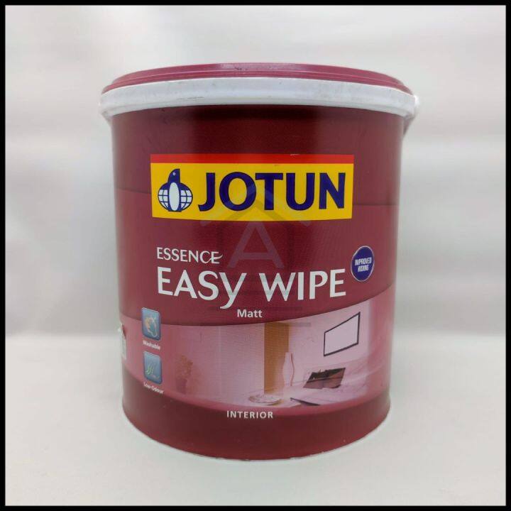 Cat Dinding Dalam Cat Tembok Interior Jotun Essence Easy Wipe 5kg 35liter White Lazada 5453