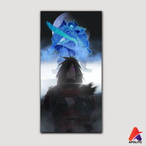 HIASAN DINDING ANIME NARUTO OBITO HASHIRAMA PAJANGAN KAYU KAMAR DEKORASI DINDING RUMAH MADARA