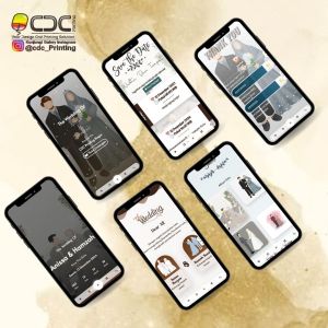 UNDANGAN PERNIKAHAN DIGITAL WEBSITE CANTIK ELEGAN DAN UNIK