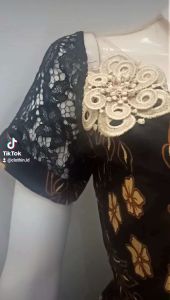 Dress Pesta Amora - Dress Batik Pesta - Dress Batik Modern - Dress Premium - Dress Kekinian - Dress Terbaru - Dress Natal - Dress Imlek