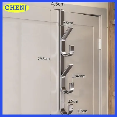 CHENJ Dễ dàng cài đặt cửa móc-Giá áo kim loại mạnh mẽ thích hợp cho quần áo mũ và túi xách-Thiết kế tiết kiệm không gian thích hợp cho phòng ngủ