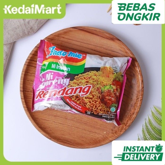 Indomie Mie Instan Goreng Rasa Rendang Pcs / Mie Instan / Noodles 01