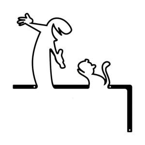 Nghệ thuật sáng tạo bằng sắt cửa góc decors matchstick hình điêu khắc cho ngôi nhà bên kệ trang trí cửa sổ