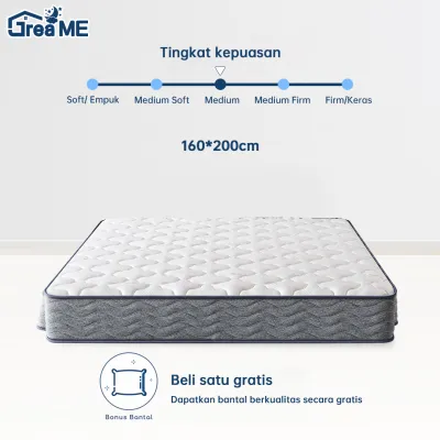 Luxanta Kasur Springbed tebal 20/26CM 90/180CM IN THE BOX spons busa spring bed empuk matras