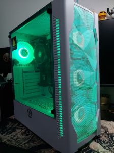 AMD RYZEN 7 5700G / A520M /  (BRAND NEW) WHITE BUILD / GAMING DESKTOP COMPUTER / WITH HDD AND SSD / FREE INSTALLATION OF GAMES AND APPS