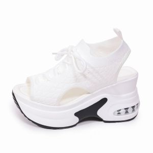 [Free Shipping] 2026 New Style Casual Thick-Soled Height-Increasing Sports Sandals Plus-Size Thick-Soled Sandals For Women