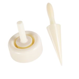 (Ready Stock)1 Set Ice Cream Cone Mold DIY Ice Cream Cone Maker Ice Cream Making Tool Ice Cream Maker Cone Mold Cone-Shaped Crispy Cone