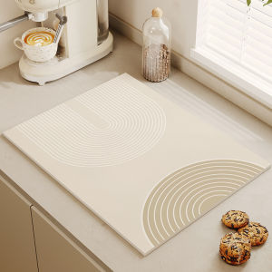 Yo-Fun Exquisite Kitchen Drain Pad Table Striped Fast Drying Table Mat Super Absorbent Dinnerware Placemat Coffee Mat Placemats