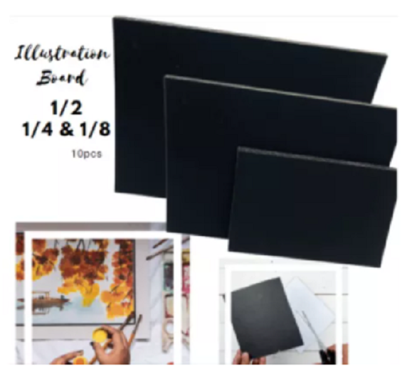 illustration Board size 1/8 - 1/4 - 1/2