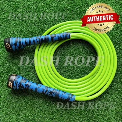 Home shaping and weight loss exercise equipment ✻DASHROPE 6.8mm Jump Rope Weighted PVC Heavy Tali Lompat Skipping Cardio Fitness Gym Sports Indoor Outdoor CrossFit Ropes✸