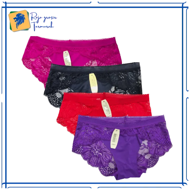 Kolor Renda Celana Dalam Wanita Renda 6438 Kolor Panties Sexy CD Segitiga Motif ...