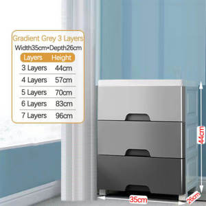 SUN HARDWARE Space-Saving Durabox Drawer Multifunctional Storage Organizer Drawer with Wheels