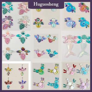 [huguosheng] 3D Face Tattoo Jewels Stickers Shiny Face Decoration Sticker Body Art Decoration Stage Makeup Decoration Tool