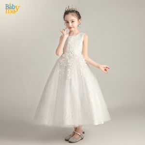 Party Dress Anak Perempuan Tanpa Lengan /  Dress Pesta Anak Import Biru Pink Gold Putih / Baju Ulang Tahun Anak