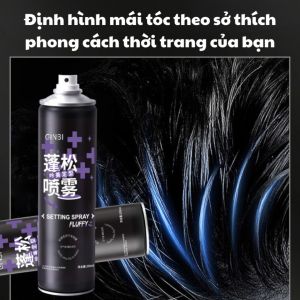 Xịt Phồng Tóc Ginbi 200ml Hỗ Trợ Chăm Sóc Tóc Mỏng – Giữ Nếp Lâu Không Bết Dưỡng Tóc Khỏe