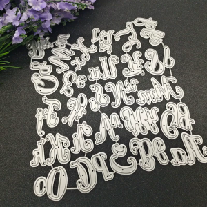 Cắt kim loại ký tự bảng chữ cái Khuôn cắt tự làm album Album mẫu giấy