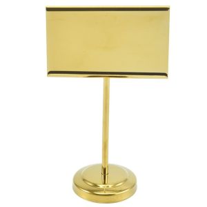 DSFSI Thép không gỉ Giá đỡ thẻ đặt bàn Vàng/Bạc/Đen Đa chức năng Kẹp giữ thẻ chỗ ngồi Bền bỉ Giá đỡ số bàn Nhà hàng
