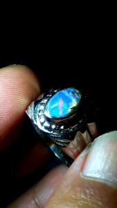 Cincin Batu Kalimaya Milky Crystal Asli Banten