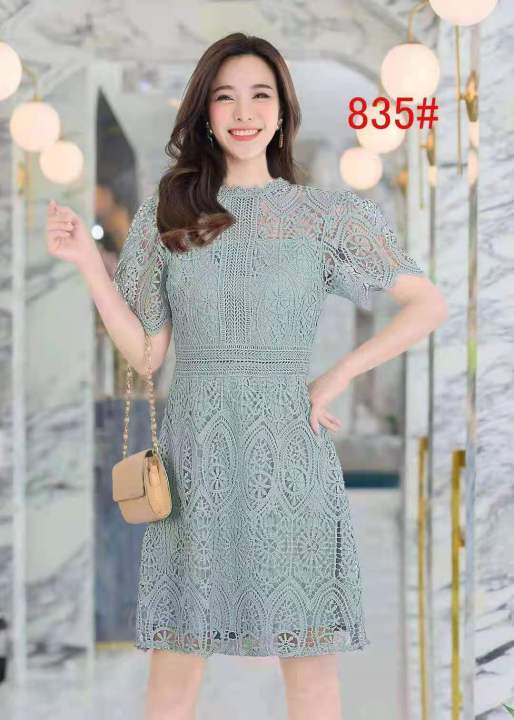 High Quality Fashionable Bangkok Formal Bodycon Lace Dress