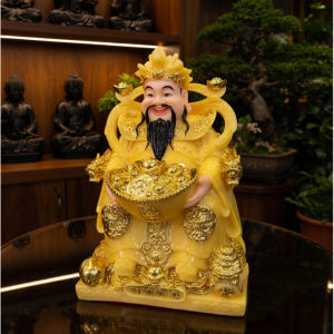 Tượng Thần Tiền Tượng Phát Chiêu Tài Chất Liệu Đá Nhập Khẩu Cao Cấp Đặt Bàn Thờ Thần Tài Để Tủ Thờ