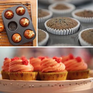 Nonstick Toast Muffing Pan Cupcake Pan Carbon Steel Muffin Tins Release Cupcake Baking Pan 6/12 Mold
