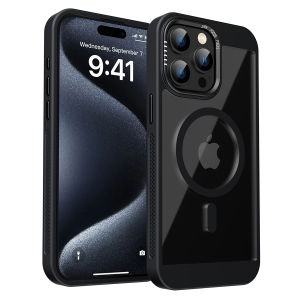 Luxury Magnetic Frame Bumper Case For iPhone 17 16 15 14 13 12 11 Pro Max Plus For Magsafe Acrylic Translucency Protection Cover