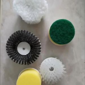5 IN 1 Electric Cleaning Brush Multi-functional Wireless Spin Scrubber Brush USB Rechargeable Home Cleaning Tool for Kitchen Bathroom