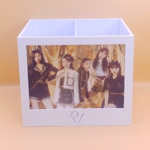 RED VELVET-inspired Desk Organizer with a slot for a 2R size picture - DO-001