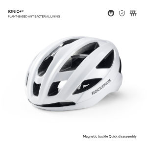 ROCKBROS Cycling Helmet PC+EPS Integrated Anti-fall Comfortable MTB Road Bike Helmet 20 Holes Breathable Adjustable Bicycle Helmet for Men Women