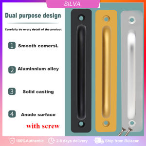 Aluminum Alloy Door Handles for Balcony and Bedroom Suitable for Sliding Barn Closet Sheds Fence