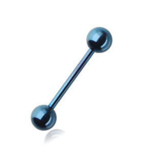 [SG Local Seller] Tongue Piercing Ring Bar Industrial Barbell Stainless Steel Long Ear Stud Tragus Cartilage