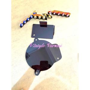 [RRFC]Red Black cover CVT Nmax new close CVT Aerox 155 connected New Yamah all new 2020 2021 2022 transparent acrylic pnp set bonus free Bolt CNC gold Blue Silver black red acrylic 3mm thick grade a stay pnp plug CVT protector motorcycle