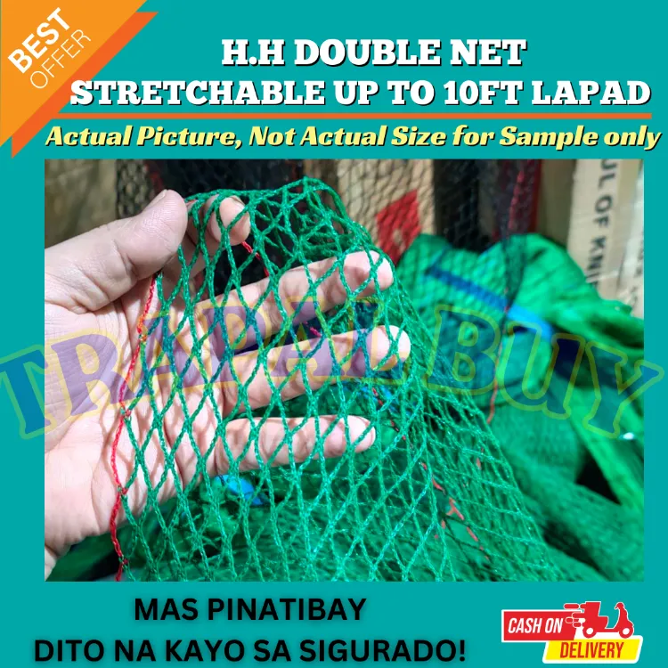 10FT LAPAD x 30/50 METERS DOUBLE NET FARM NET CONSTRUCTION NET ALL PURPOSE  NET PROTECTION NET SALE OUTDOOR NET FOR GARDEN NET FOR CHICKEN GREENHOUSE  SHED | Lazada PH