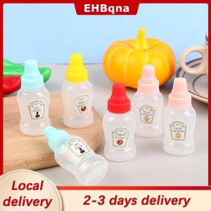 [COD]  HOT SALE Ship within 24 hours 1 4Pcs Mini Cute Tomato Ketchup Bottle Portable Small Sauce Container Salad Dressing Container Pantry Containers For Bento Box