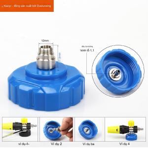 Cổ Bình Thay Thế Bình Phun Bọt Tuyết Bị Nứt Cổ 55mm Chất Liệu HDPE INOX Chính Hãng Toronstar