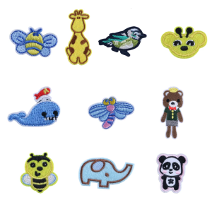 10 Pcs Embroidered Patches Cartoon Animal Sewing Patches Iron On Patches Applique Patches Sew On Patches for Clothes