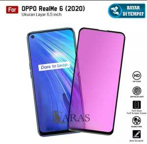 tg anti blue light realme 6 anti sinar radiasi tempered glass pelindung layar anti gores full screen