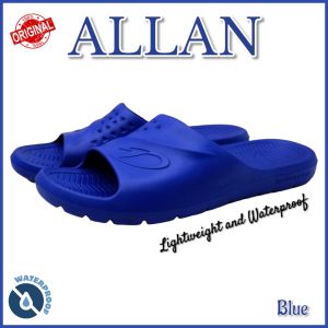 Duralite Allan Mens Lightweight and waterproof non-slip rubber Flipflops (Blue)
