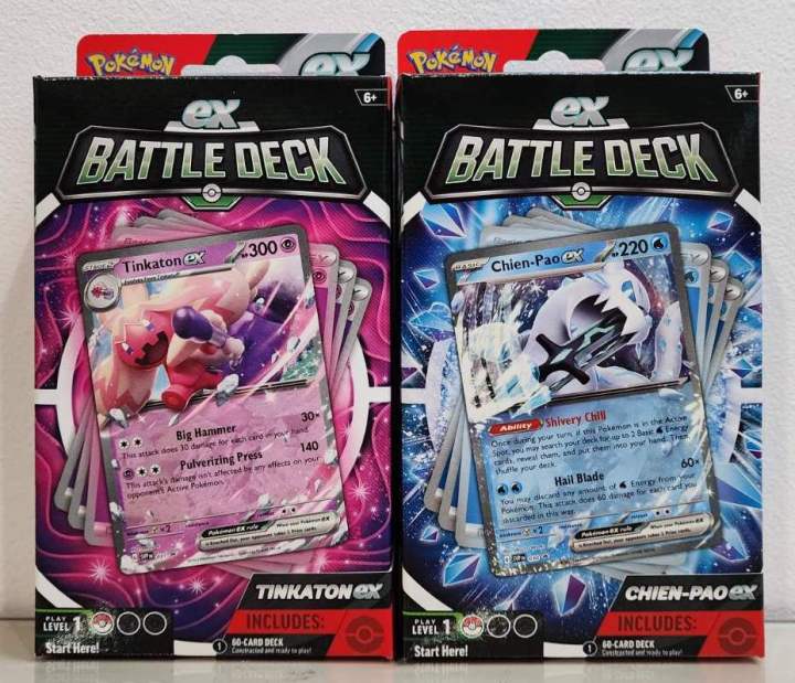 Pokémon TCG Tinkaton ex Battle Deck & Chien-Pao ex Battle Deck | Lazada PH