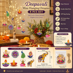 【24H SHIP】9PCS Deepavali Honeycomb Table Decoration Diwali Festival Party Centerpiece Home Decor
