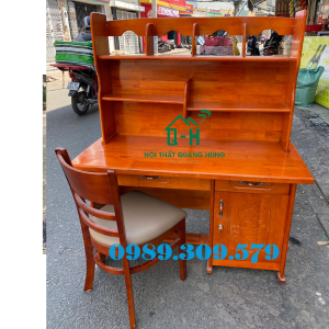 BỘ BÀN HỌC SINH GỖ THÔNG LIỀN KỆ GIÁ RẺ TẠI XƯỞNG GIAO NHANH HCM