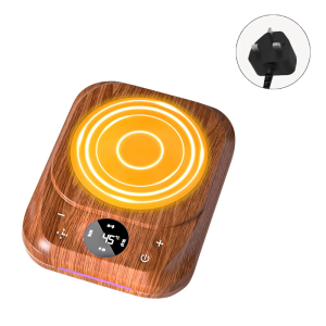 Toastier Pad 75 °C ตัวควบคุมที่สามารถปรับเปลี่ยนได้เครื่องควบคุมขนาดใหญ่ให้ความร้อนหน้าปิดอัตโนมัติฟังก์ชันนาฬิกาสอดคล้องกับเครื่องดื่มต่างๆ