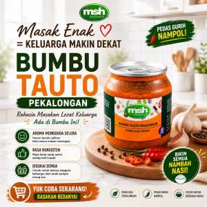 Bumbu Tauto Asli Pekalongan 190 gr  Bumbu Tauto Pekalongan Rempah Asli  Bumbu Tauto Tauco Pekalonhan