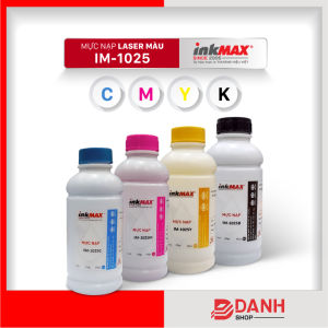 Mực nạp cho máy in laser màu HP/Canon - IM 1025 - Mực nạp dùng cho các dòng máy in màu HP/Canon: HP Color MFP M180 M180n/M181/M181fw (CF350/CF351/CF352/CF353) HP Color 1025M175/M176/M275 (CE310/CE311/CE312/CE313) HP LaserJet M155a/M182n/M183fw (215A)